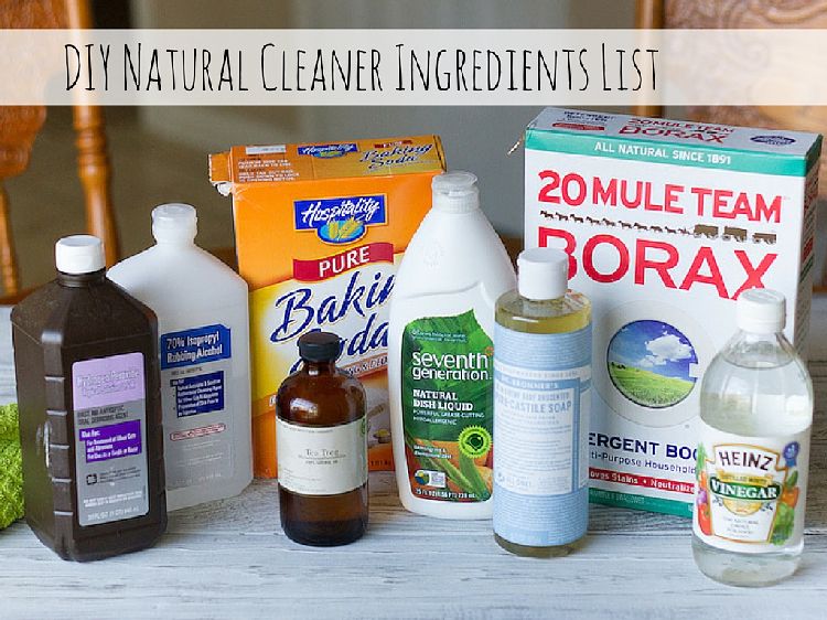 Natural Cleaner Ingredients List