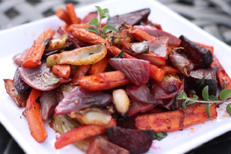 Roasted Winter Vegetable Medley | www.LiveSimplyNatural.com