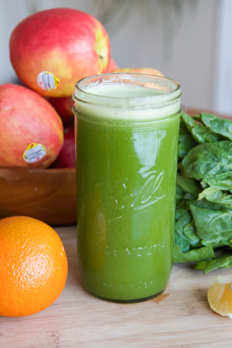 Spinach Orange Green Juice