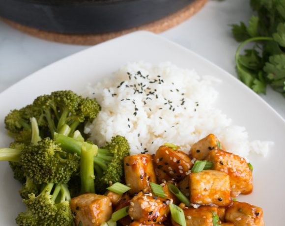 Vegan Kung Pao Tofu & Broccoli