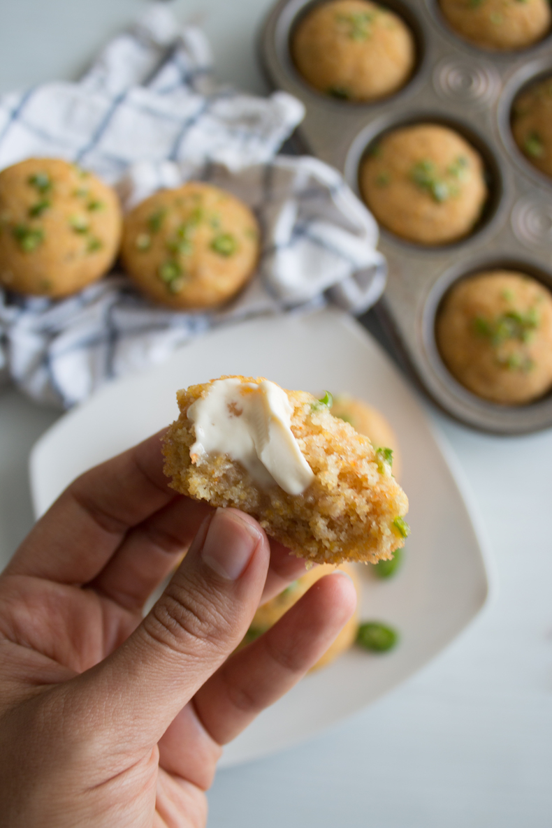 Vegan Jalapeño Cornbread Muffins Recipe 